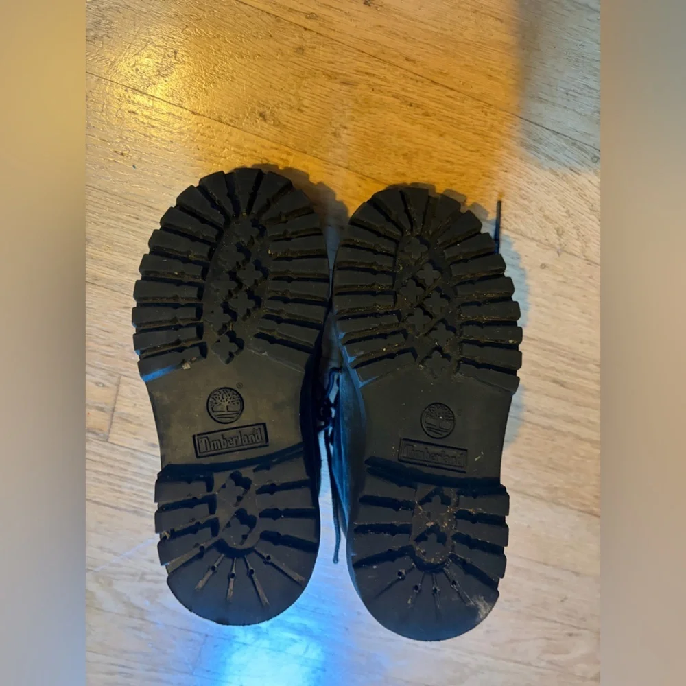 Toddler Timberland Nubuck waterproof black boots